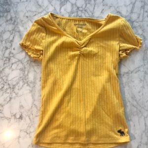 Girls Abercrombie Kids Yellow Top